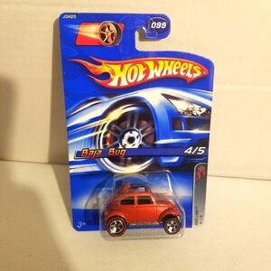 2006 Red Baja Bug Redline Series 1:64 Scale Hot Wheel Diecast Car